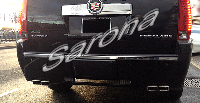 Custom Cadillac Escalade  SUV/SAV/Crossover Rear Bumper (2012 - 2013) - $890.00 (Part #CD-010-RB)